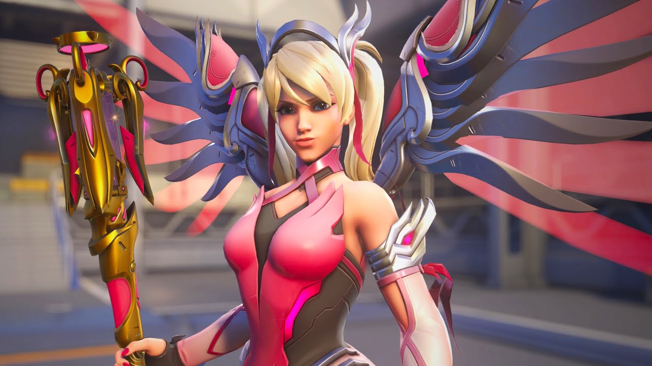 Pink Mercy Skin Showcase 2024 | Overwatch 2