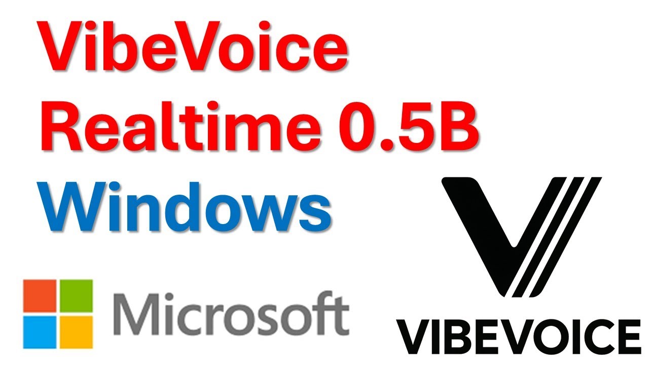 Установите лучшую модель преобразования текста в речь для Windows &mdash; VibeVoice Realtime 0.5B на Wi...