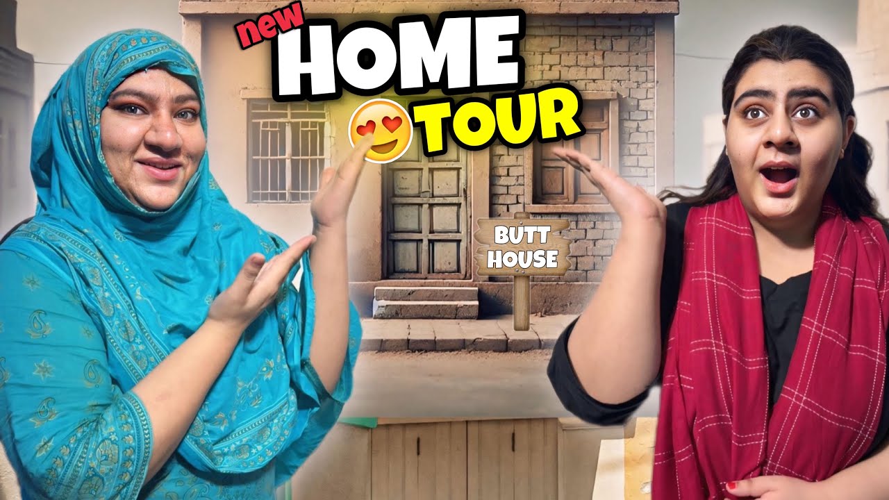 Finally Our New Home Tour 🏠😍 | Amara Butt | Amrina Butt | House Tour Vlog ❤️