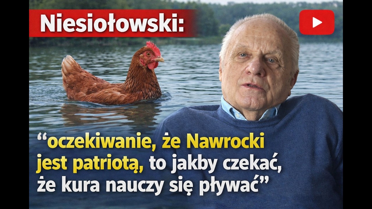 Niesiołowski: Oczekiwanie, że Nawrocki jest patriotą, to jakby czekać, że kura nauczy się pływać