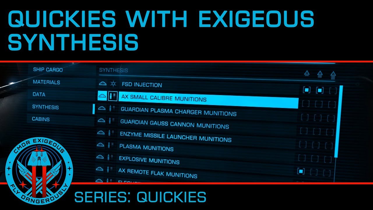 Quickies: Synthesis