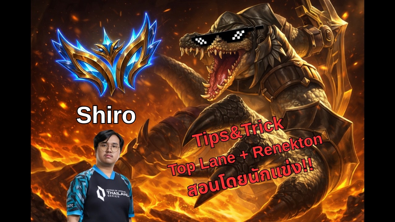 เรียนพร้อมกบ EP.1 | โปรไทย Shiro สอนเล่น Toplane (LoL)