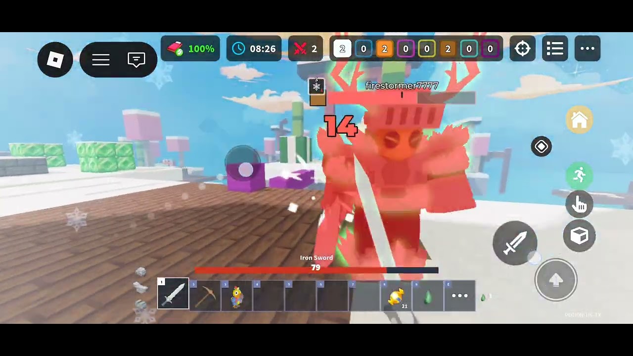 Playing bedwars with my horrible ahh friend also go check his channel it's drogo1180