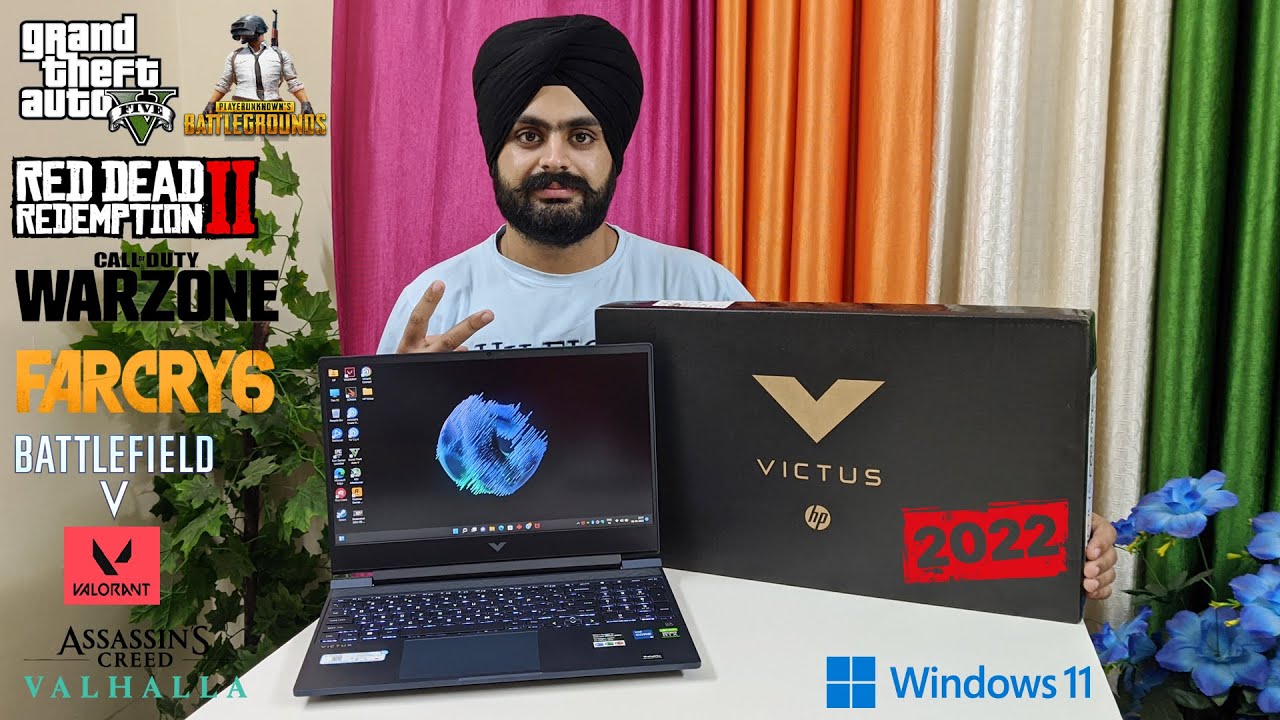HP Victus 2022 - i5 12th gen + RTX 3050 - 10 Games Tested - Unboxing & Review - Still Wobble ❓❔
