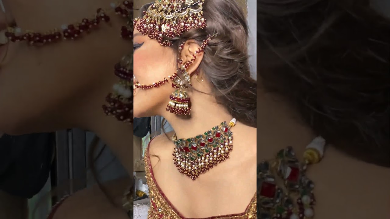 Bridal Makeup💄Rabia Butt 🔥Hair & Makeup by Syedhussainmua 💄 #makeupartist #shorts #model