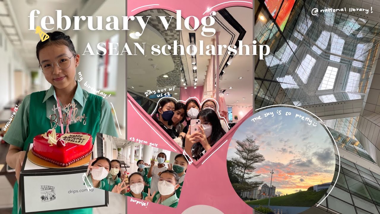 ASEAN scholarship diaries : february vlog🍬 | international student in singapore | malaysian scholar