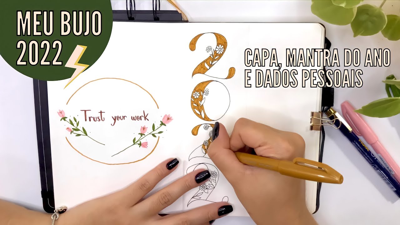 Meu BuJo 2023 (CAPA) Guia COMPLETO de Como Começar um BULLET JOURNAL 2023 Planeje comigo
