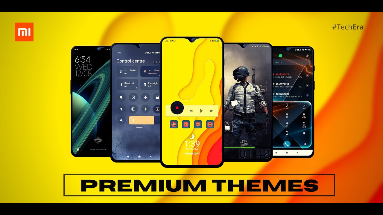 MIUI 11 & MIUI 12 | Top 5 Premium Themes | New Themes | Must Try in 2020