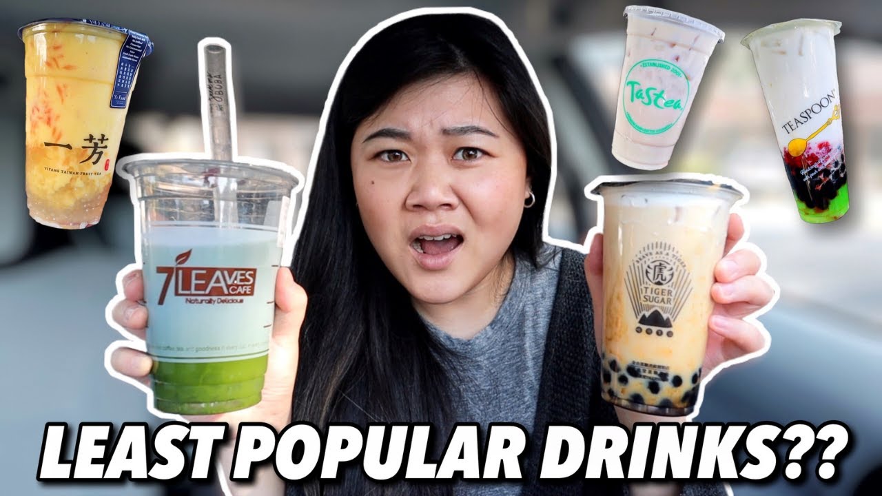 Ordering The LEAST POPULAR BOBA DRINKS On The Menu!