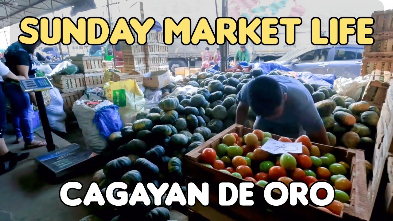 Sunday Market Life, Westbound Terminal - Vegetable Landing Area, Bulua, Cagayan de Oro, Philippines