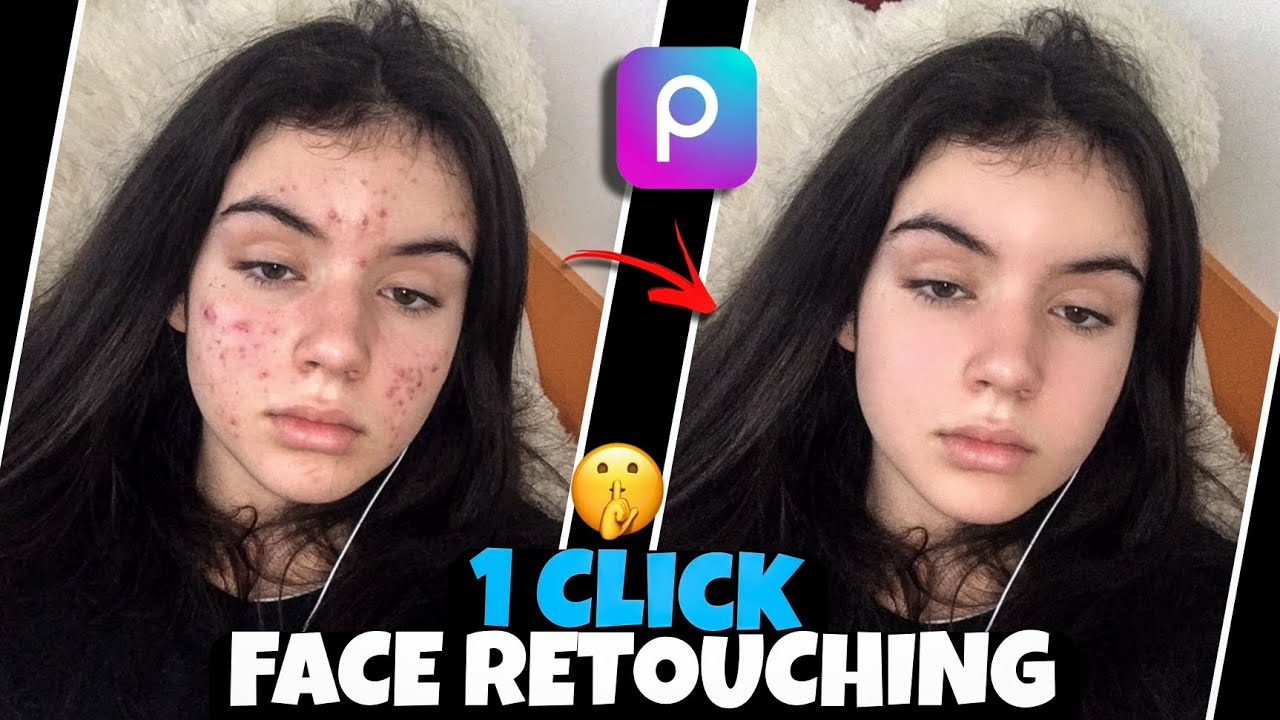 Face Retouching In Picsart Pimple Remove 1 Click only