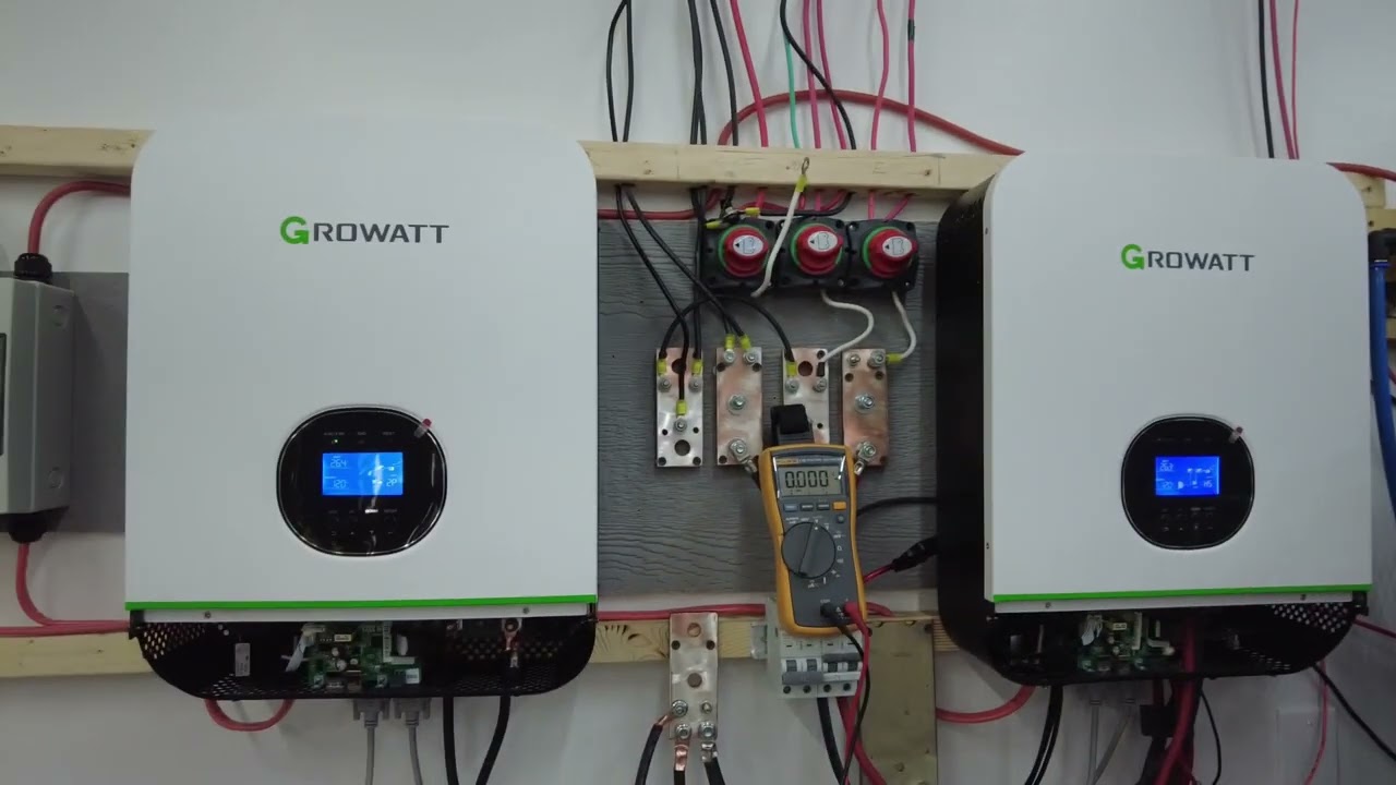 Split Phase Growatt 3000 for the Off Grid Shop.