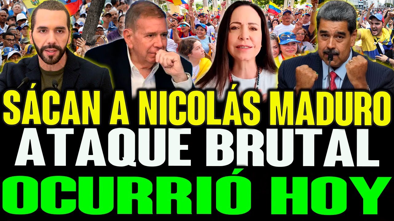 &iexcl;URGENTE! 🚨 NADIE ESPERABA LO QUE ACABA DE PASAR CON EL MENSAJE DE CORINA EN LA MARCHA DE VENEZUELA