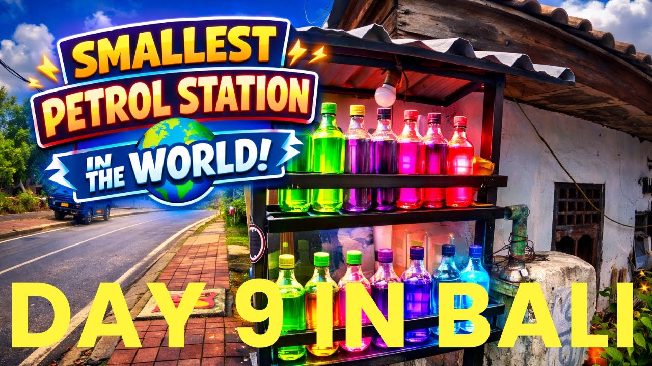 SMALLEST PETROL STATION IN THE WORLD!