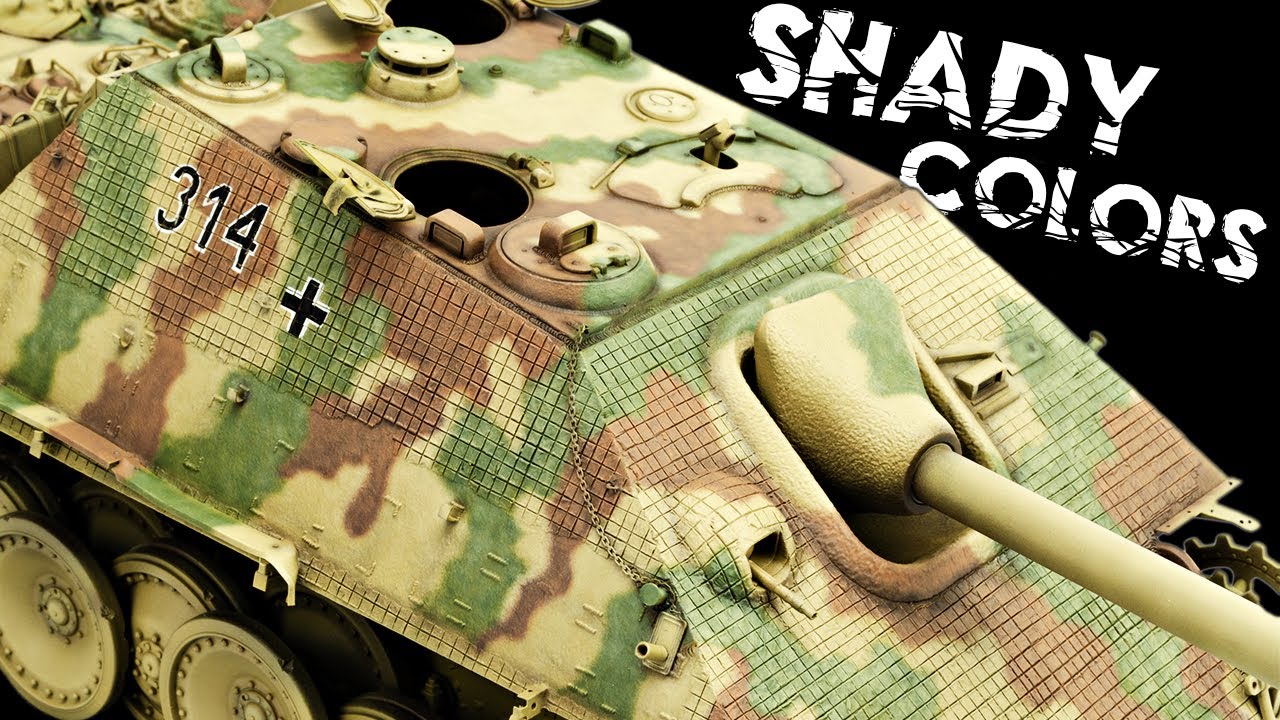 Post-Shading a 3-Tone German Camouflage! (Shady Jagdpanther 314)