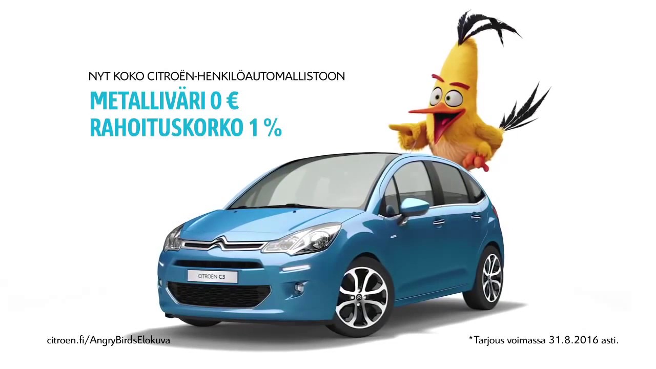 Citroen C3 Mathilda Love Angry Birds VS C4 Cactus VS Happy Days CITROEN Grand C4 Picasso