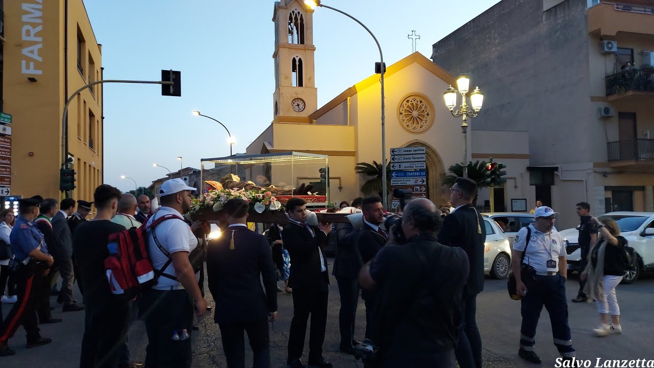 CINISI (PA) - PROCESSIONE IN ONORE DI SANTA MARIA DI GESÙ SANTOCANALE 21/05/2022 (4K) 2° PARTE
