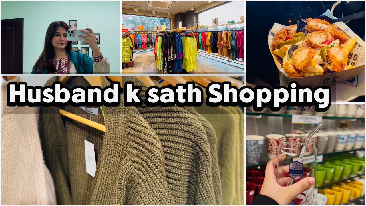 Husband k sath Shopping🥰 | Brands ki new Winter Collection😍