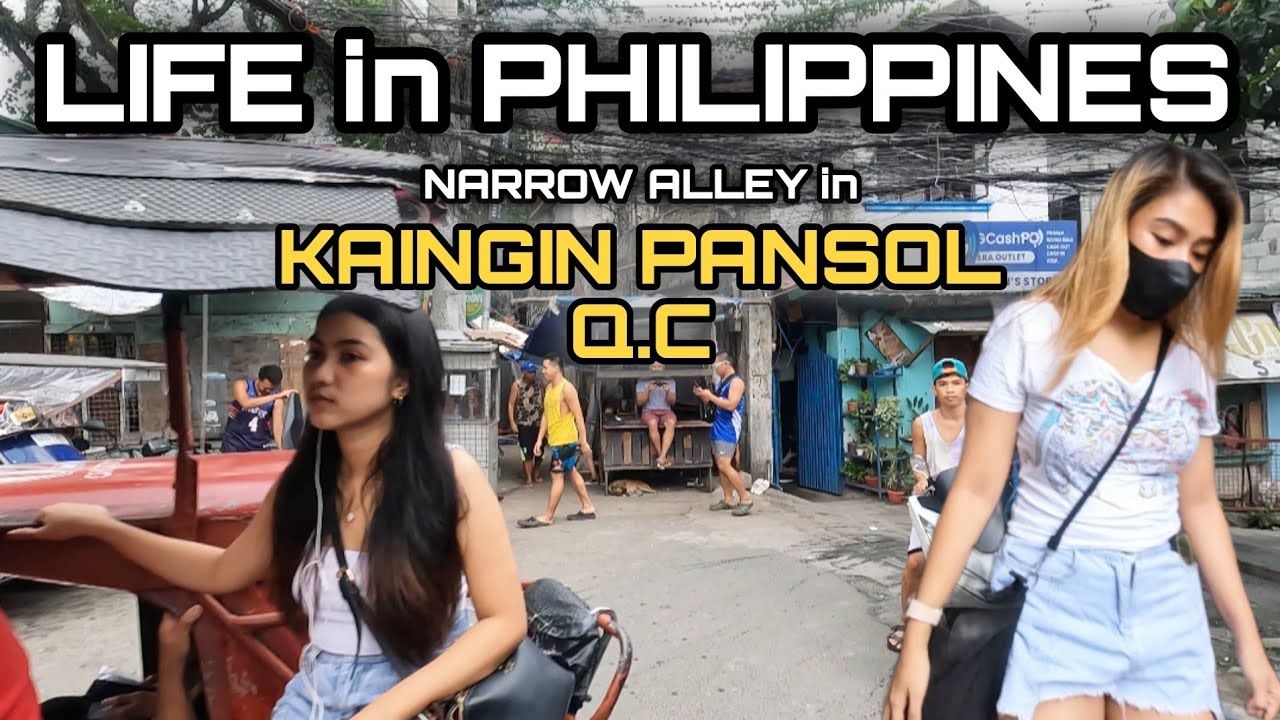 UNBELIEVABLE NARROW ALLEY in QUEZON CITY | NICE WALK at KAINGIN 2 BRGY. PANSOL Q.C PHILIPPINES[4K]🇵🇭