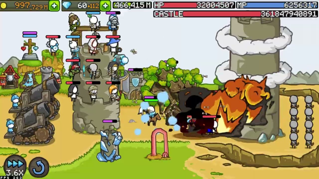 GrowCastle infinite town level 157k