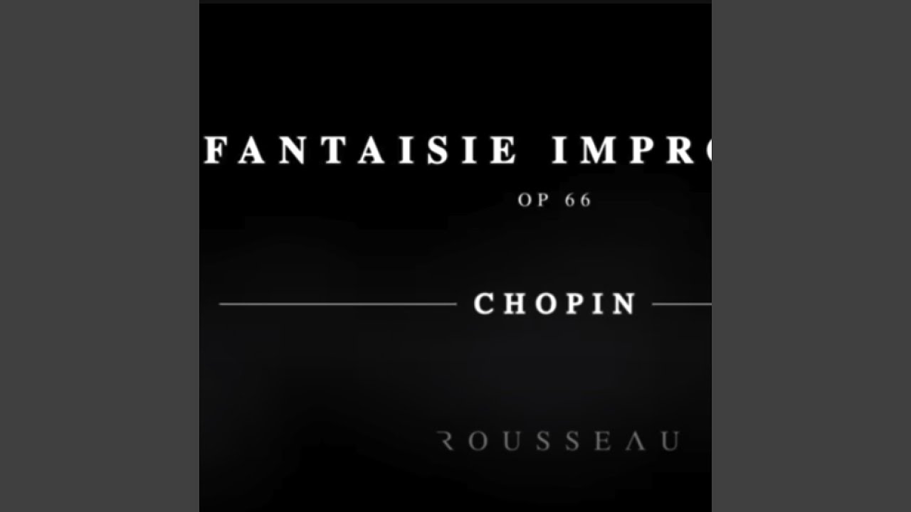 Fantaisie-Impromptu - Op. 66 (Chopin)
