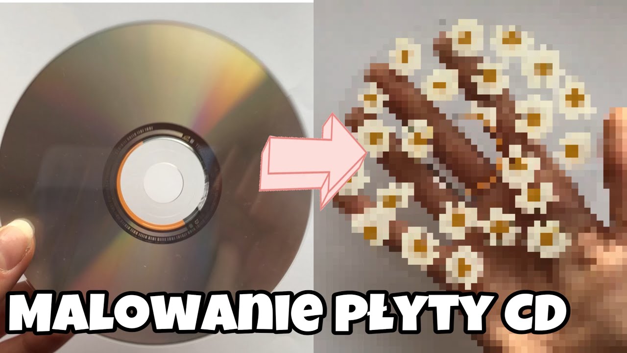 Malowanie płyty CD | Diy