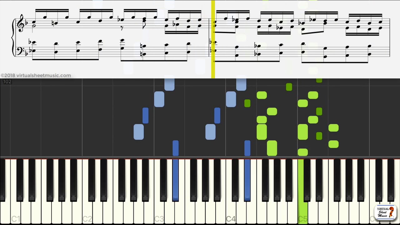 Learn Toccata and Fugue in D minor BWV 565 by Bach - Keyboard Practice Video