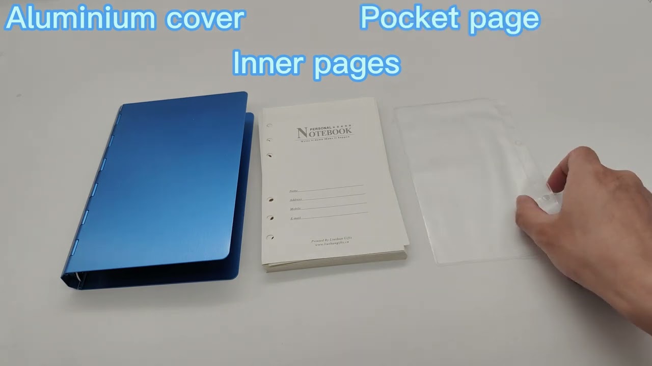 Unboxing notebook gift set from Liushungifts.