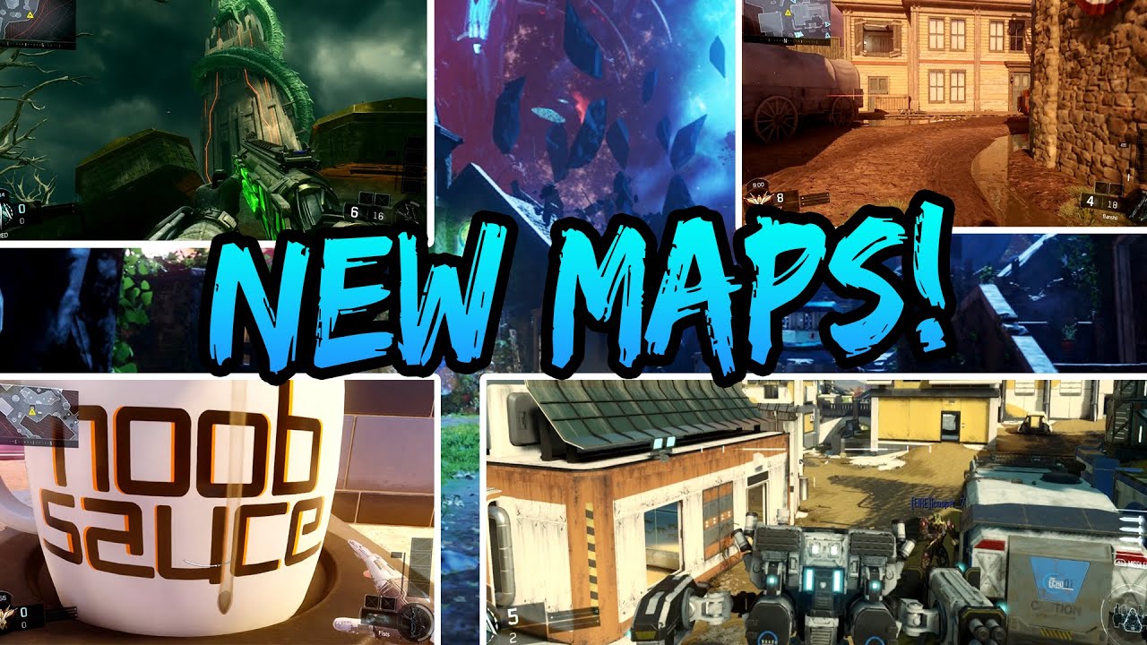 Black Ops 3 DLC 4 Gameplay Of ALL MAPS! - Zombies - Multiplayer!
