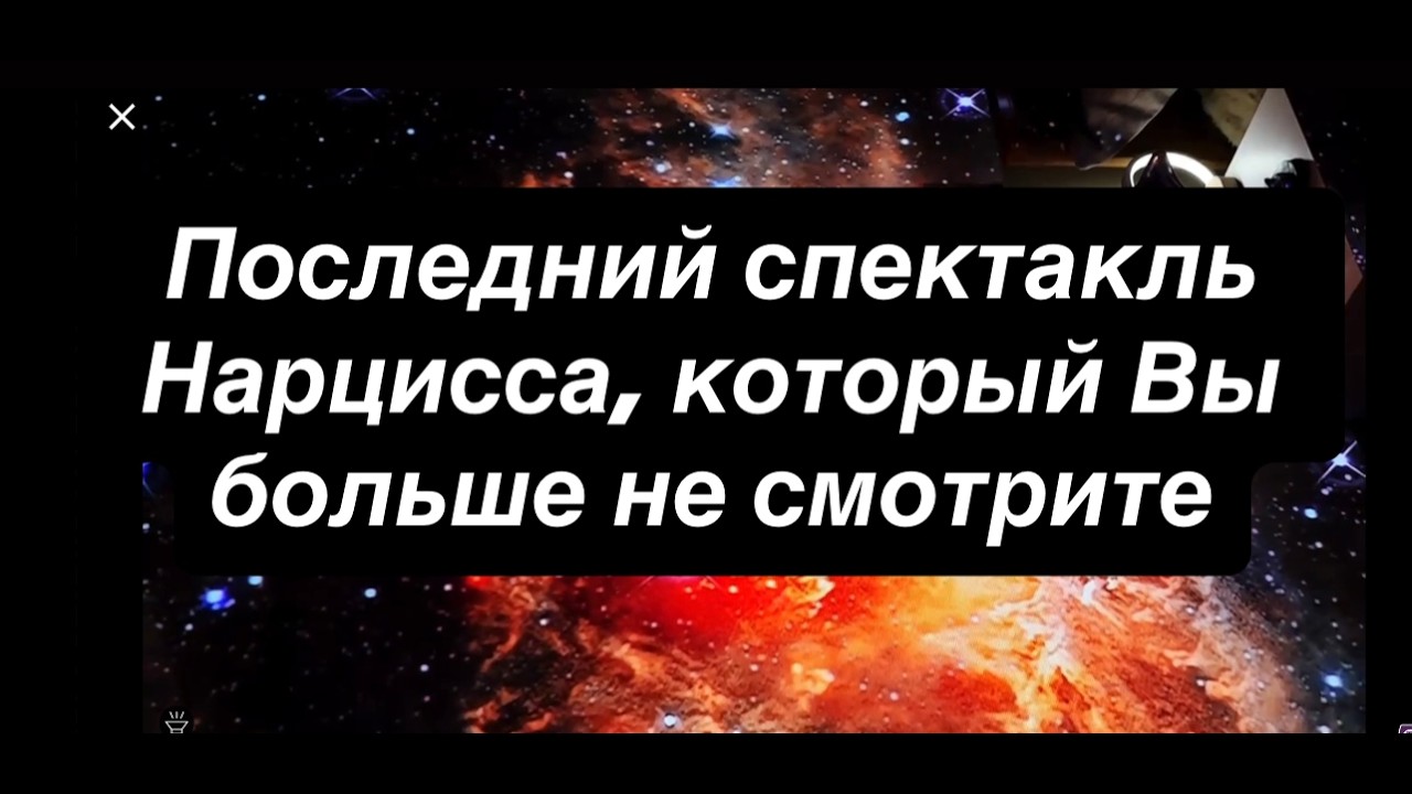 Последний спектакль Нарцисса, который Вы больше не смотрите