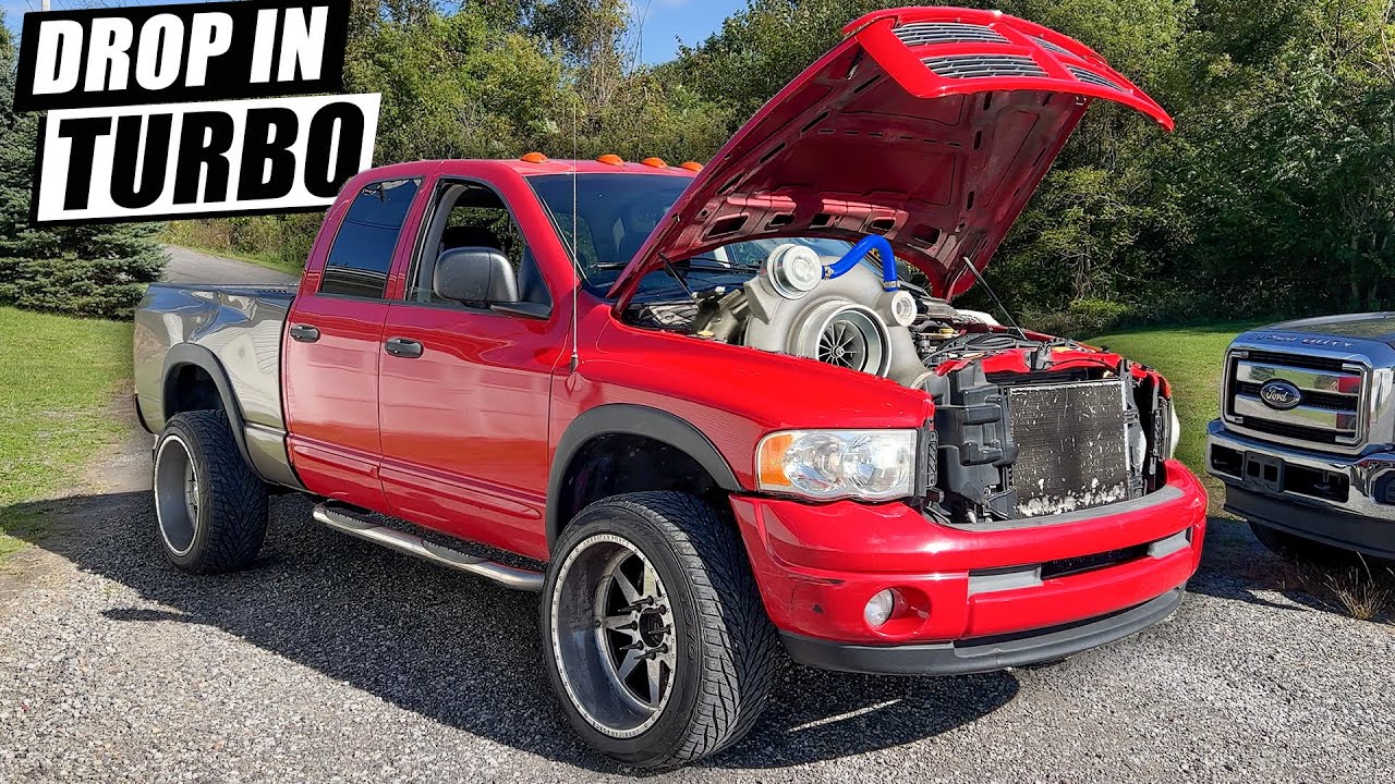 BEST CUMMINS DROP IN TURBO - 64mm STEALTH FIRST DRIVE