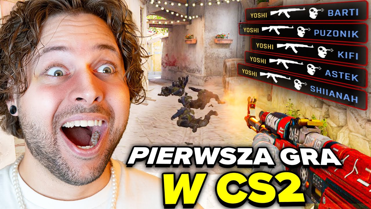 MÓJ PIERWSZY MECZ w CS2!