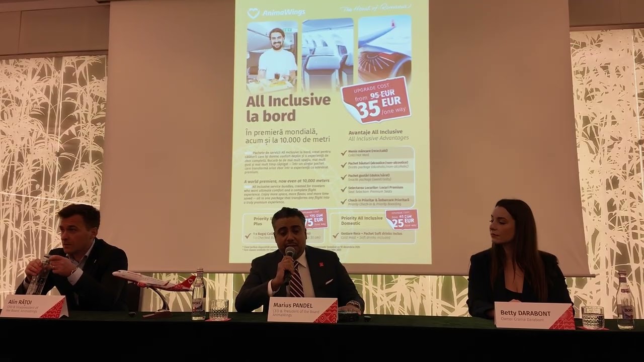 AnimaWings lansează serviciul ALL INCLUSIVE la bord