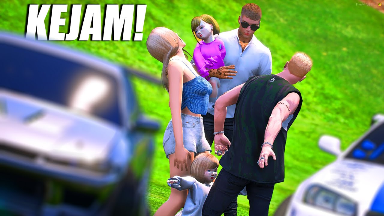 TAMPARAN KERAS DARI KEI KEPADA LUNA DI DEPAN ANAKKU! - GTA 5 ROLEPLAY