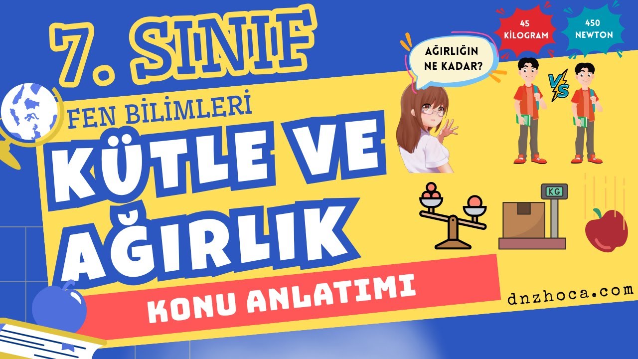 7. Sınıf Fen | Kütle ve Ağırlık Konu Anlatımı (Tüm Püf Noktaları)