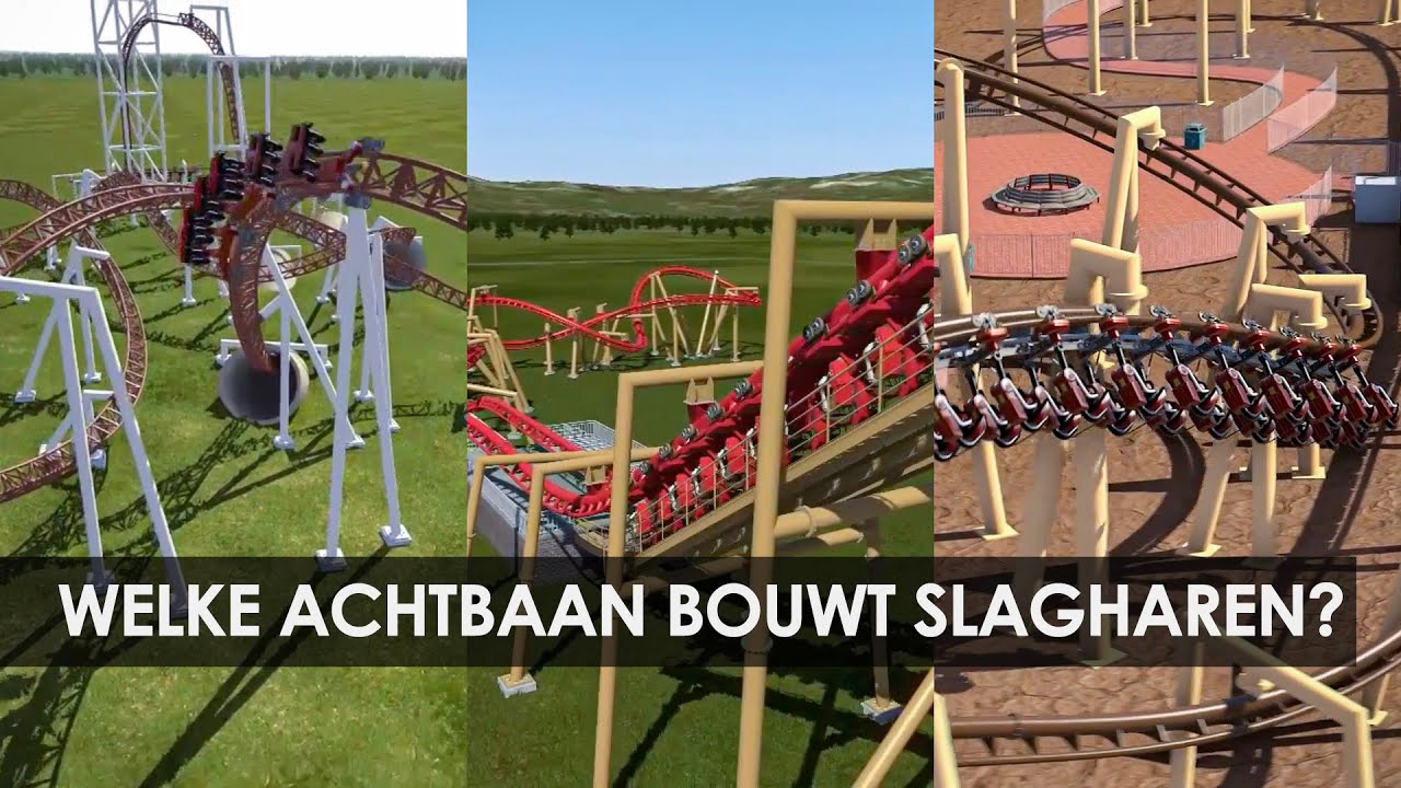 Attractiepark Slagharen: 3 opties voor een nieuwe achtbaan
