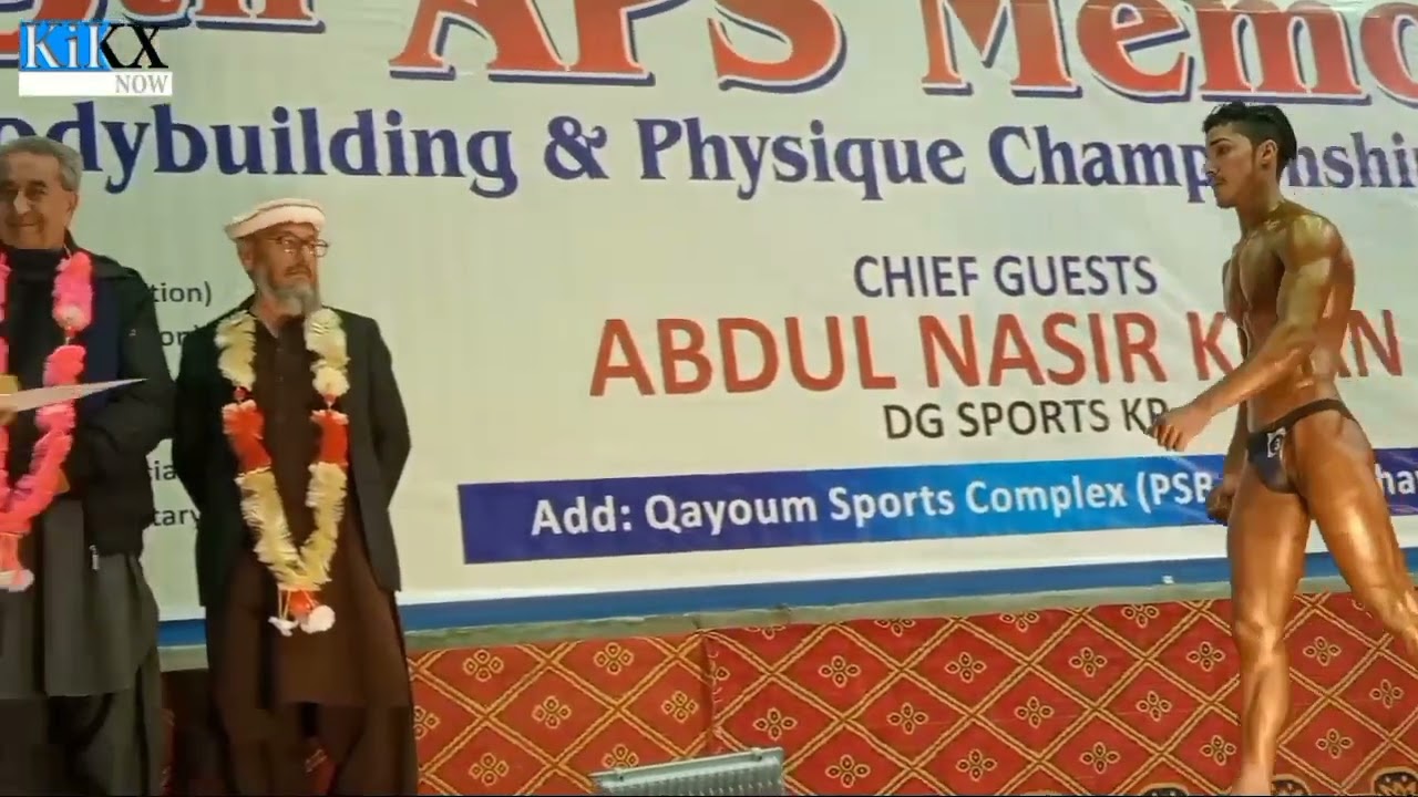 Bannu's Naeem Sangin Flexes His Way to Gold in Peshawar Bodybuilding Competition