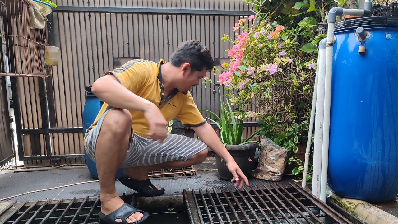 Instalasi Sunsun JTP 5800 ori made Tiongkok kolam bere Luhut