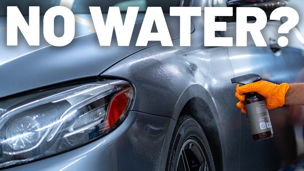 How To Wash Matte Cars with Zero Water