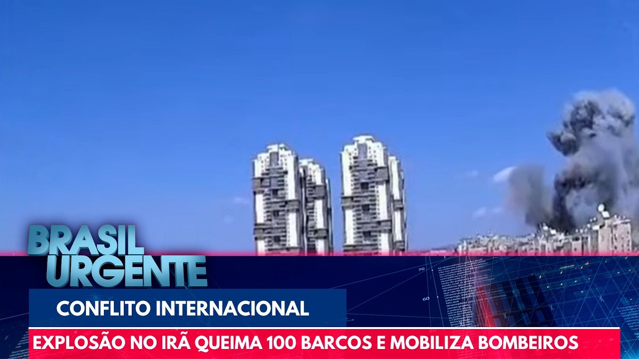 Novo ataque no Irã atinge 100 barcos e porto fica em chamas | Brasil Urgente