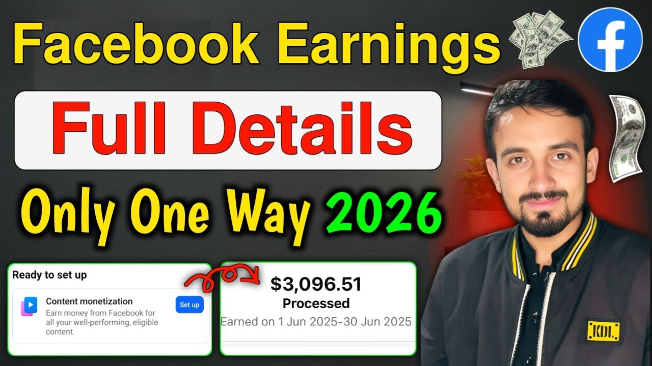 Full Details | Facebook Monetization in 2026 | Only one way to Earn money From Facebook
