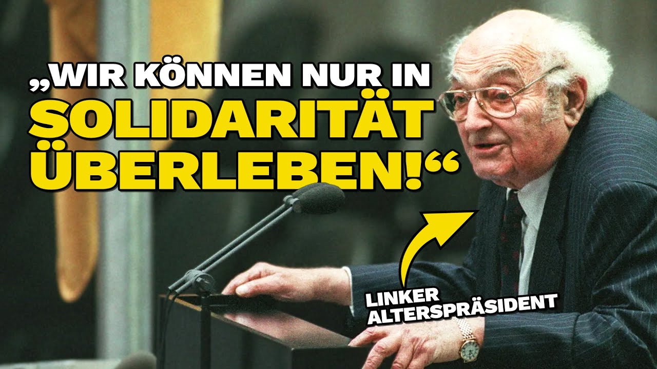 LEGENDÄRE Bundestag Eröffnungsrede Von Stefan Heym! (1994)