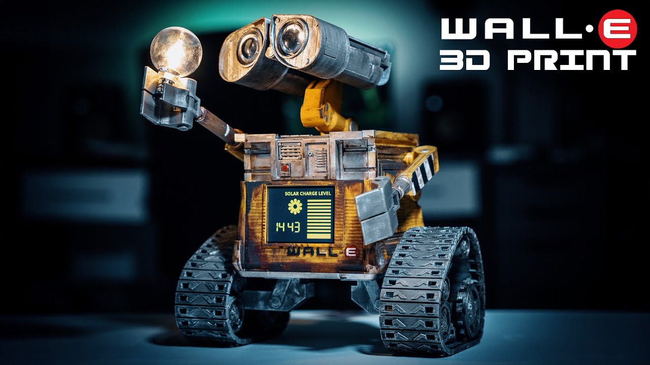 WALL-E Alarm Clock and Lamp - TUTORIAL [ENG SUB]