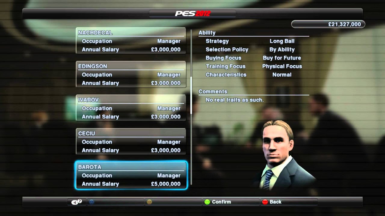 PES 2012 Football Life