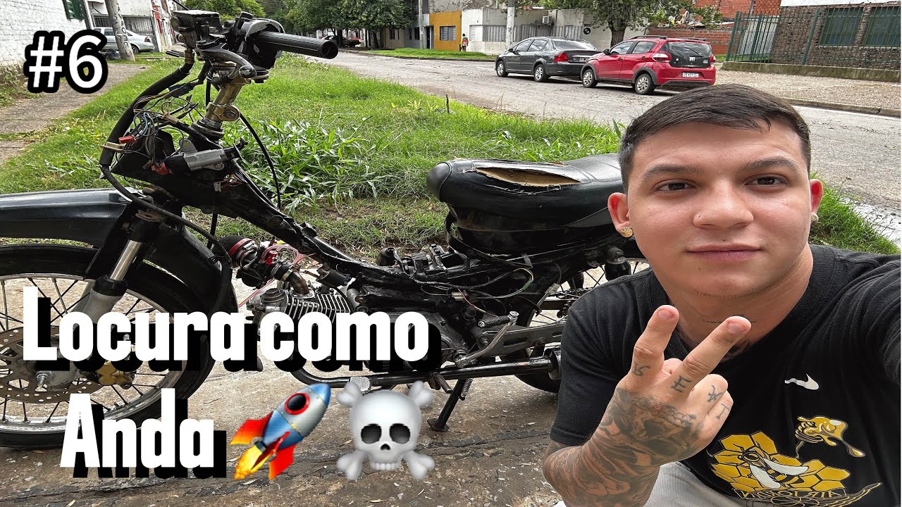PRIMERA VUELTA DEL PROYECTO CRYPTON 125cc☠️🚀(misil total )