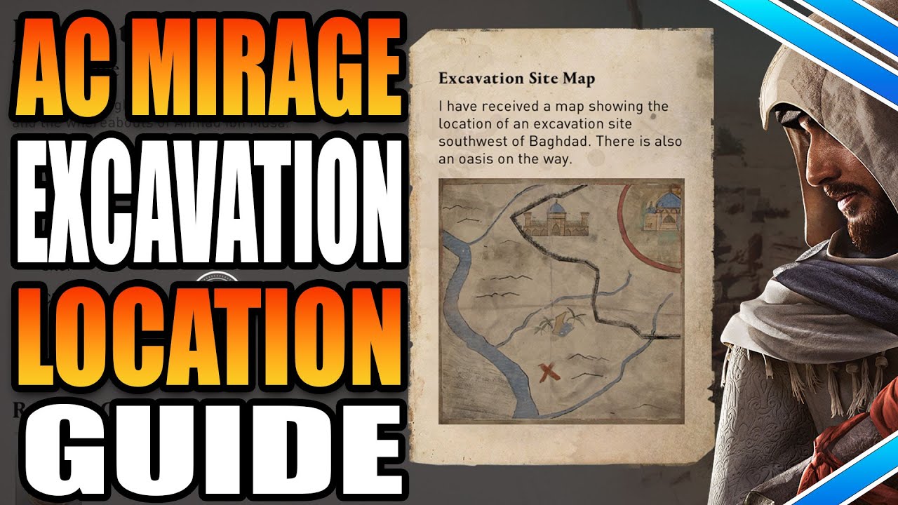 Где найти место раскопок для поиска пропавшего брата в Assassin's Creed (AC) Mirage
