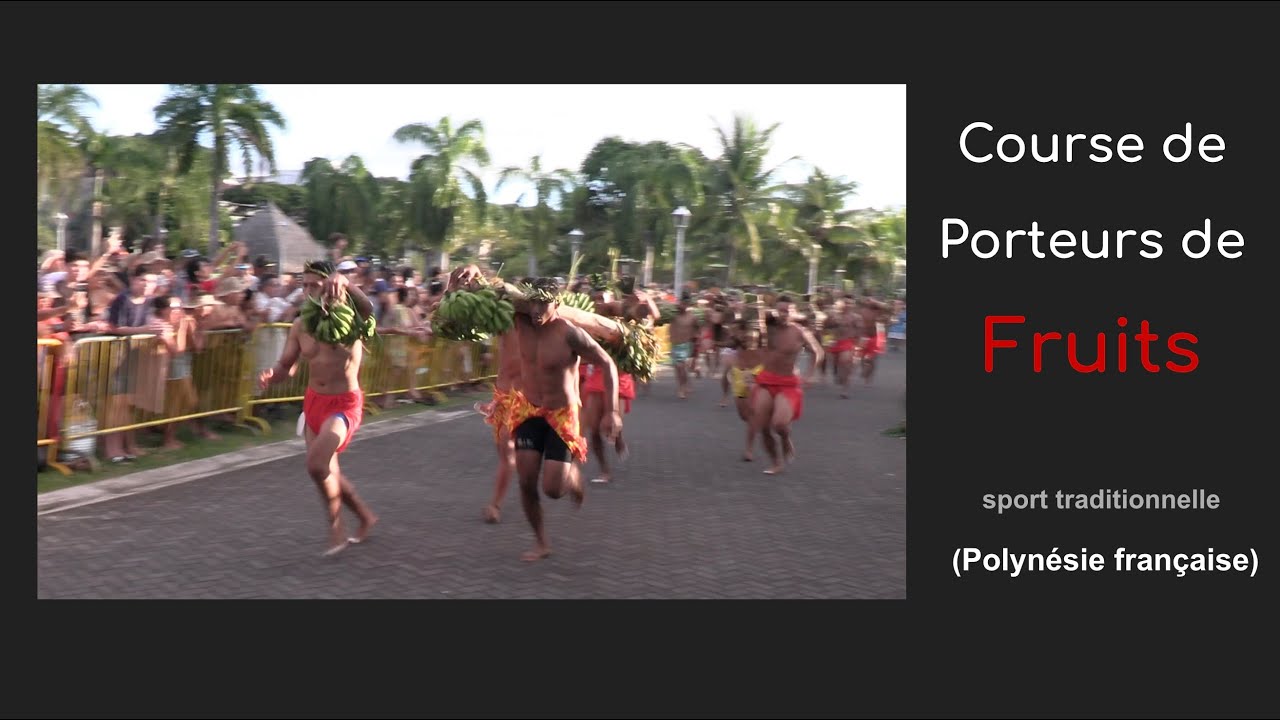 Course de porteurs de fruits