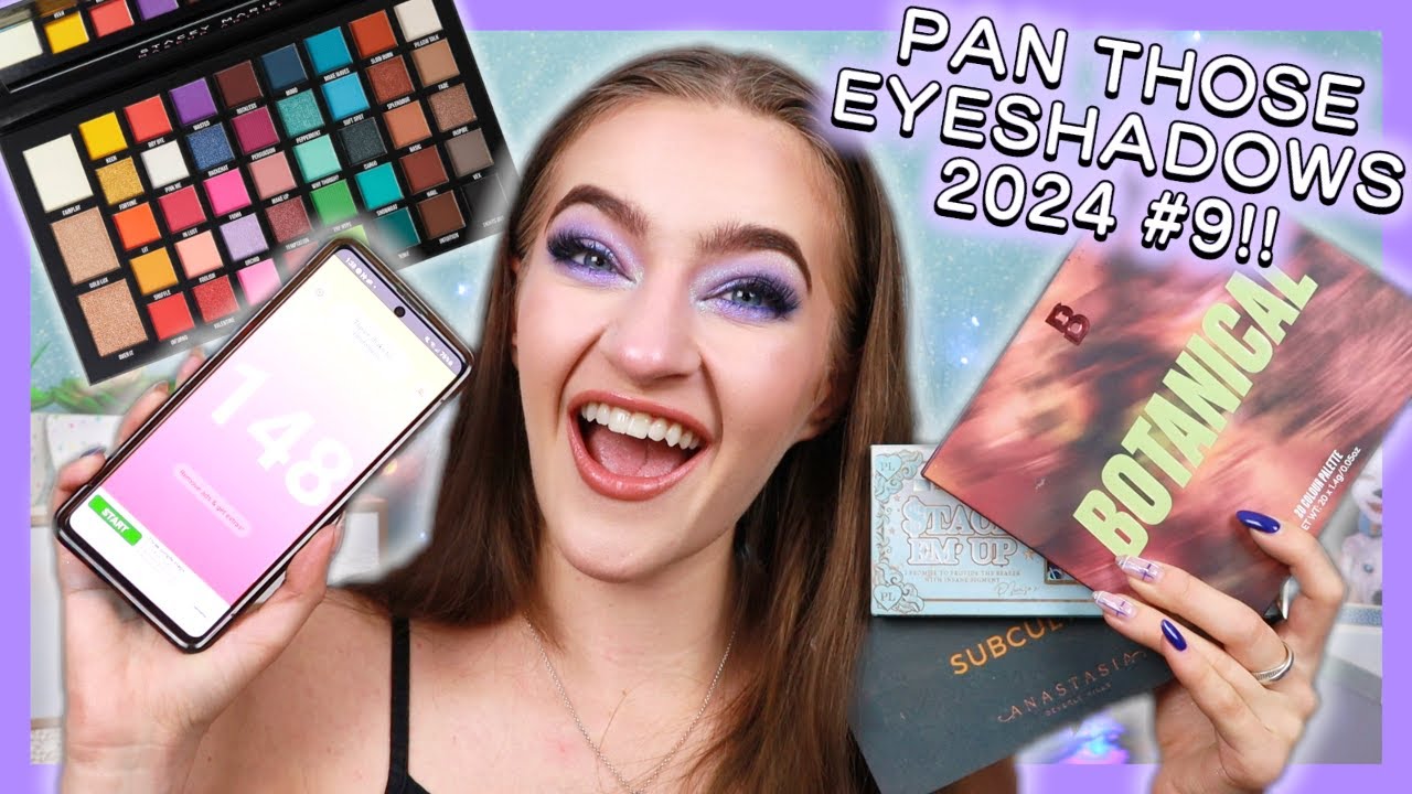 Pan Those Eyeshadows 2024 #9!! (2 new eyeshadow pans!!)