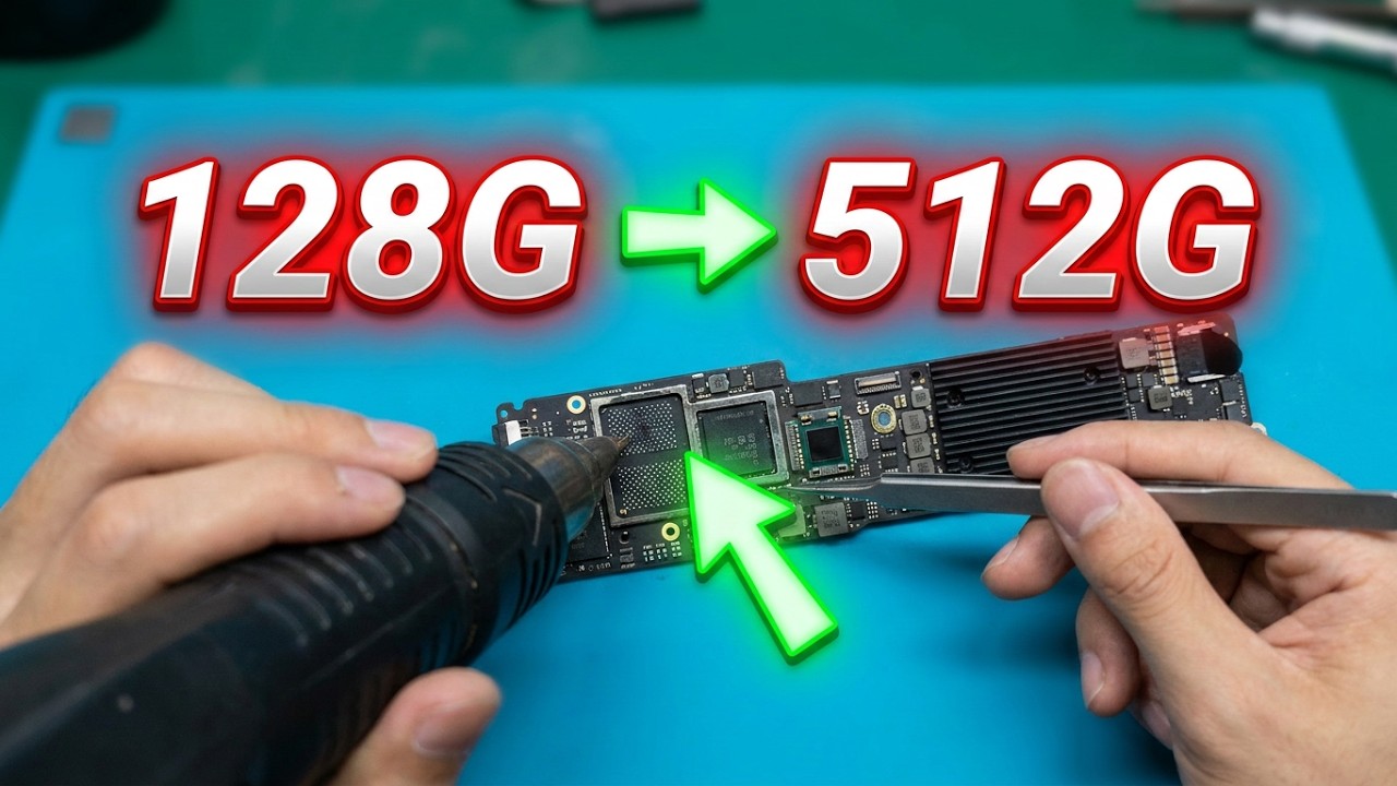 苹果MacBook Air A1932板载128g硬盘太小不够用升级512再战几年