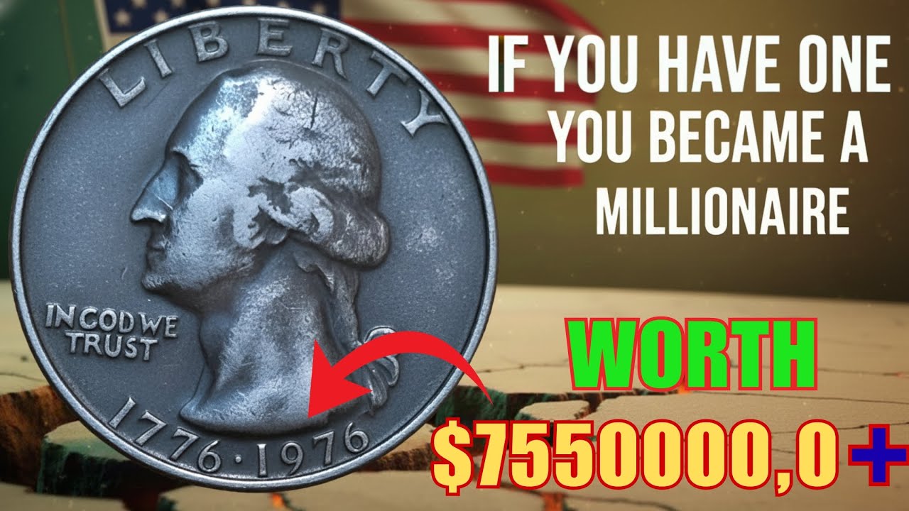SUPER RARE 1776-1976  QUARTER DOLLAR WORTH MILLION ! DO YOU HAVE THIS
